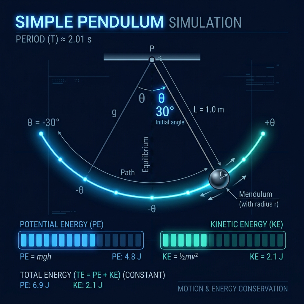Simulação de Pêndulo Simples